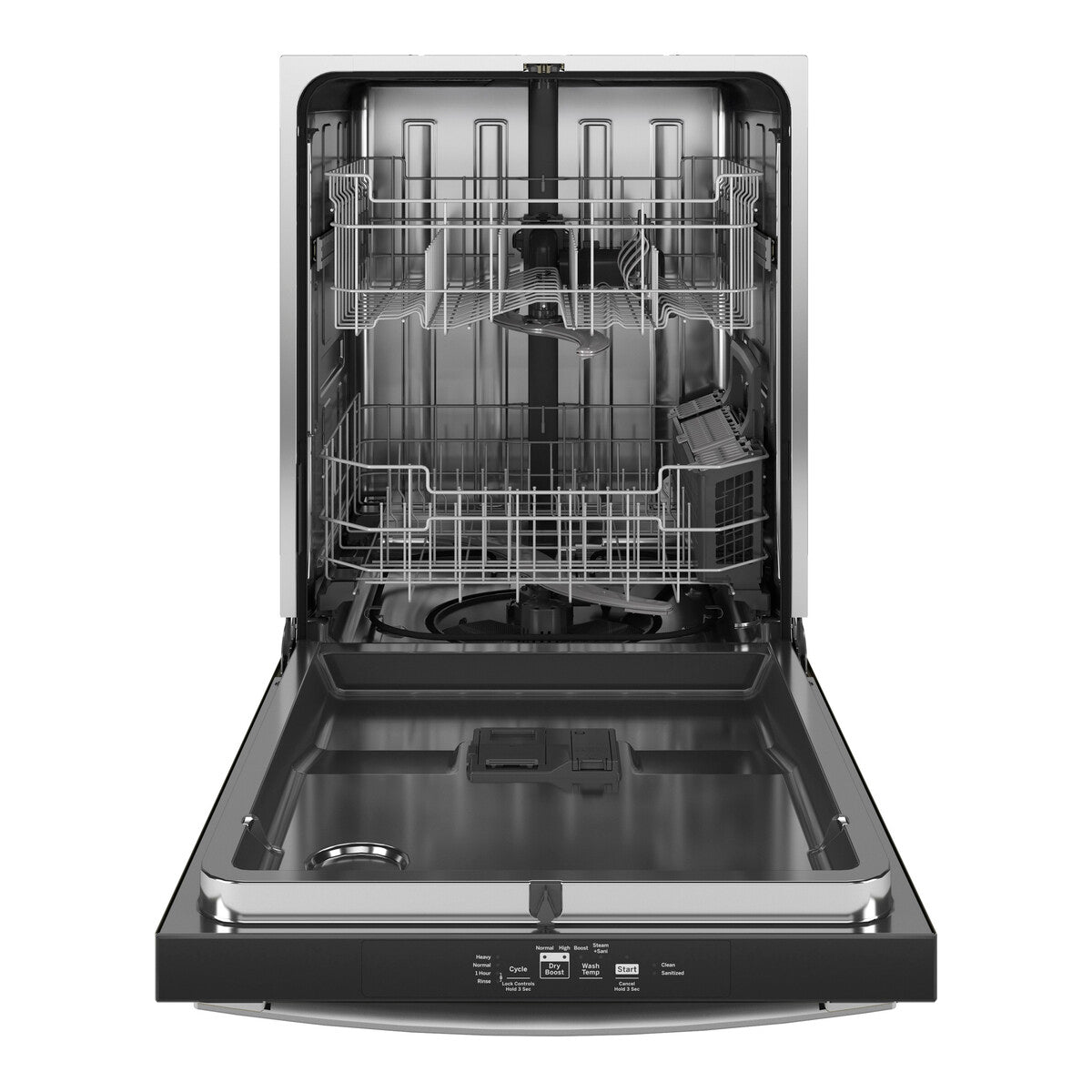GE® ENERGY STAR® Top Control with Stainless Steel Interior Dishwasher with Sanitize Cycle & Dry Boost