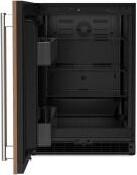 5.0 Cu. Ft. 24-Inch Panel-Ready Undercounter Refrigerator with Left Door Swing and LED Interior Lighting