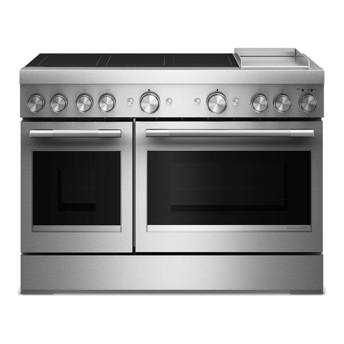 48-Inch 6-Element Induction Freestanding Commercial-Style Range with Griddle