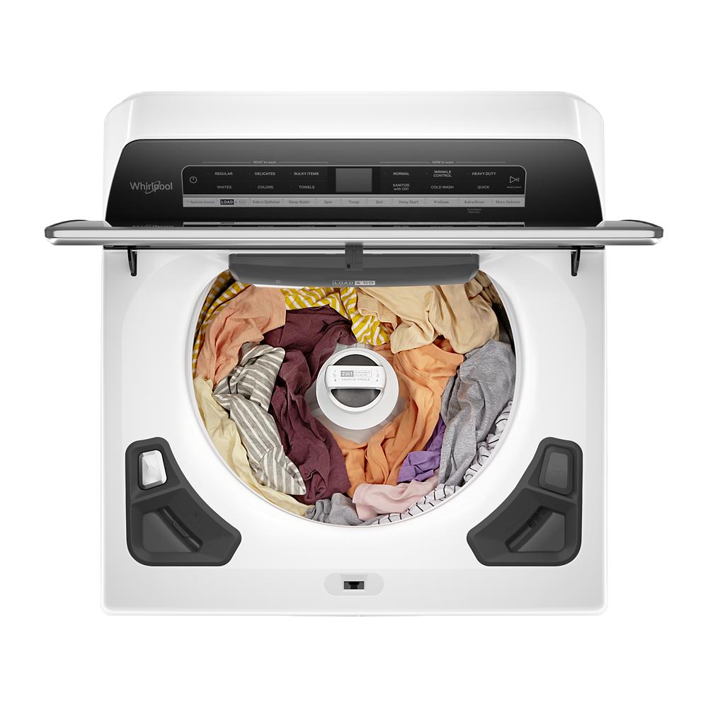5.2 - 5.3 cu. ft. Top Load Washer with 2 in 1 Removable Agitator