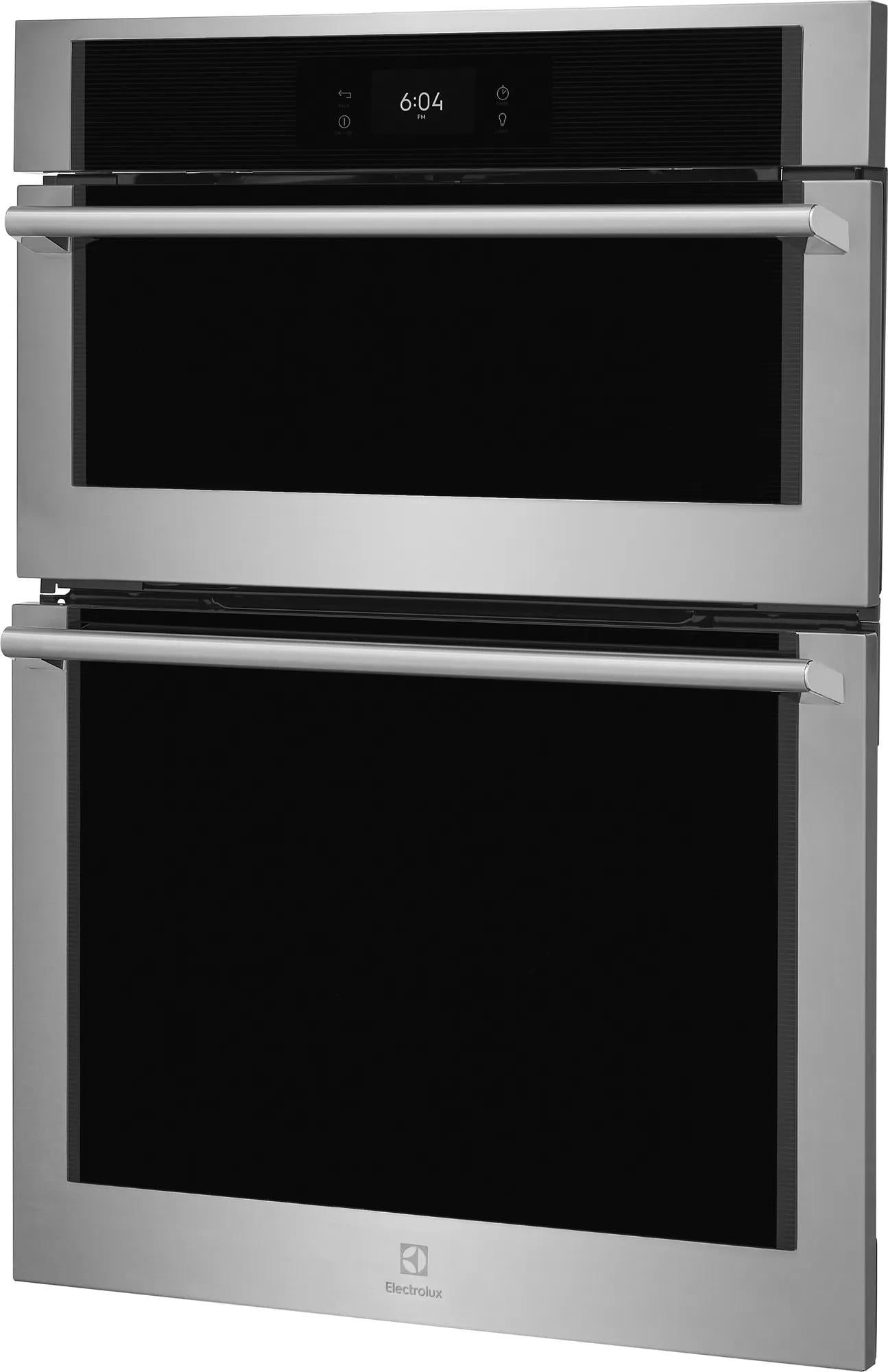 Double stainless steel wall oven with digital control panel from microwave combo wall ovens collection