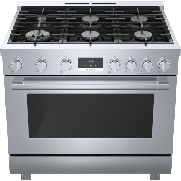 800 Series, Dual Fuel Freestanding Range, 36'', Stainless Steel