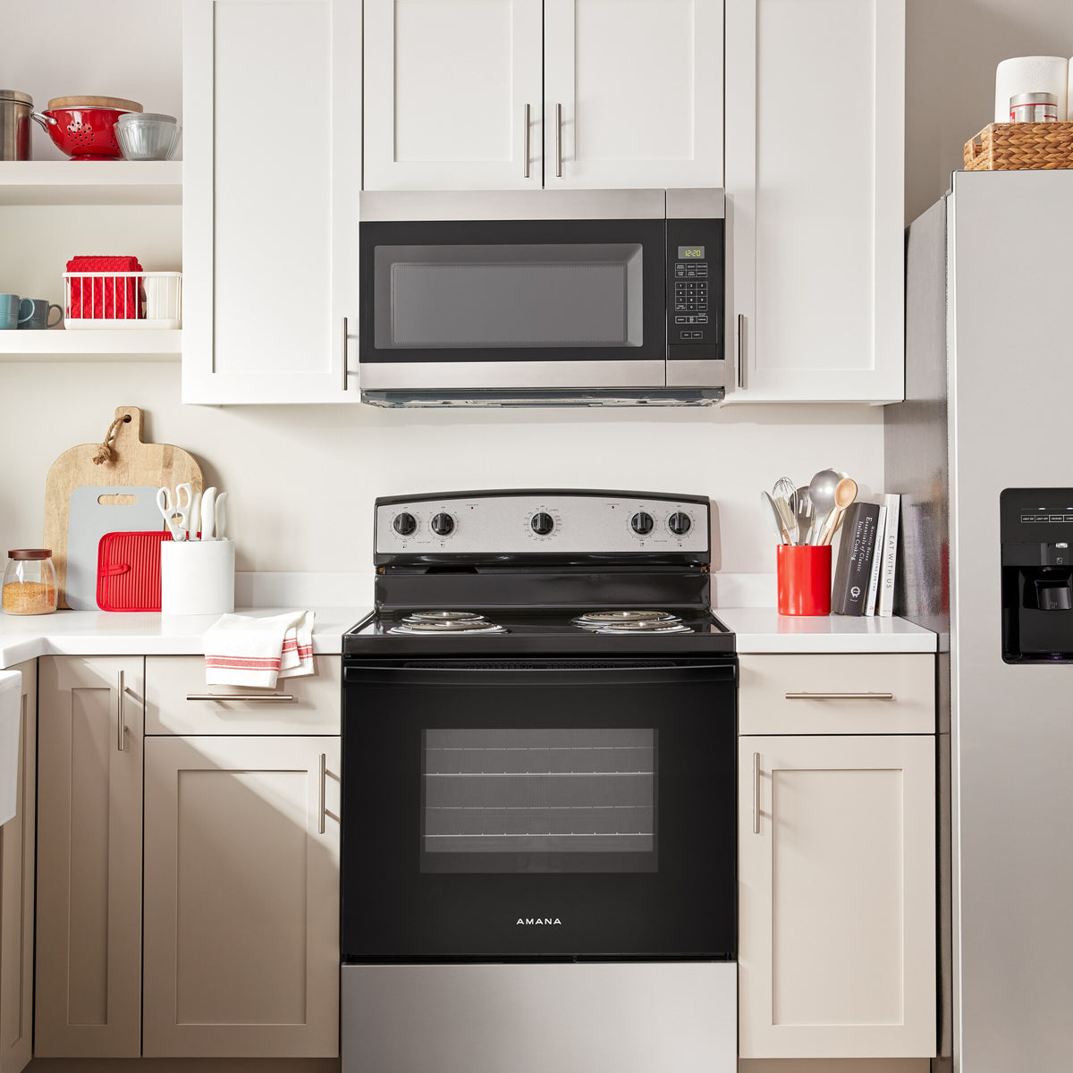 Amana® 30-Inch Electric Range with Extra-Large Oven Window