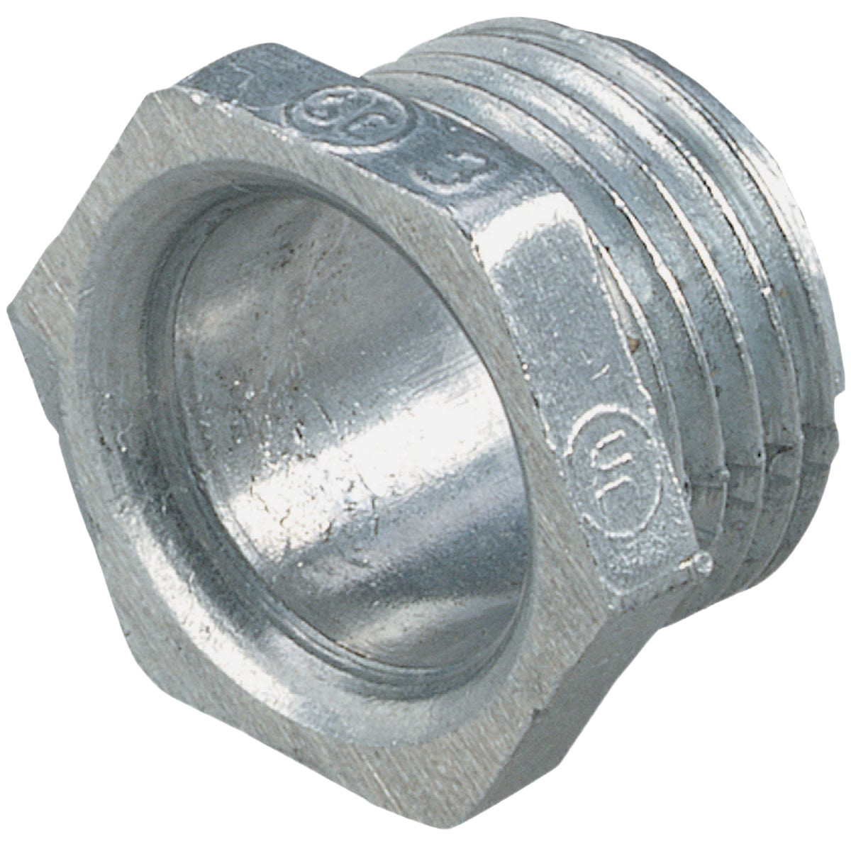 Galvanized steel conduit nipple with threaded ends for electrical conduit and fittings in home improvement collections