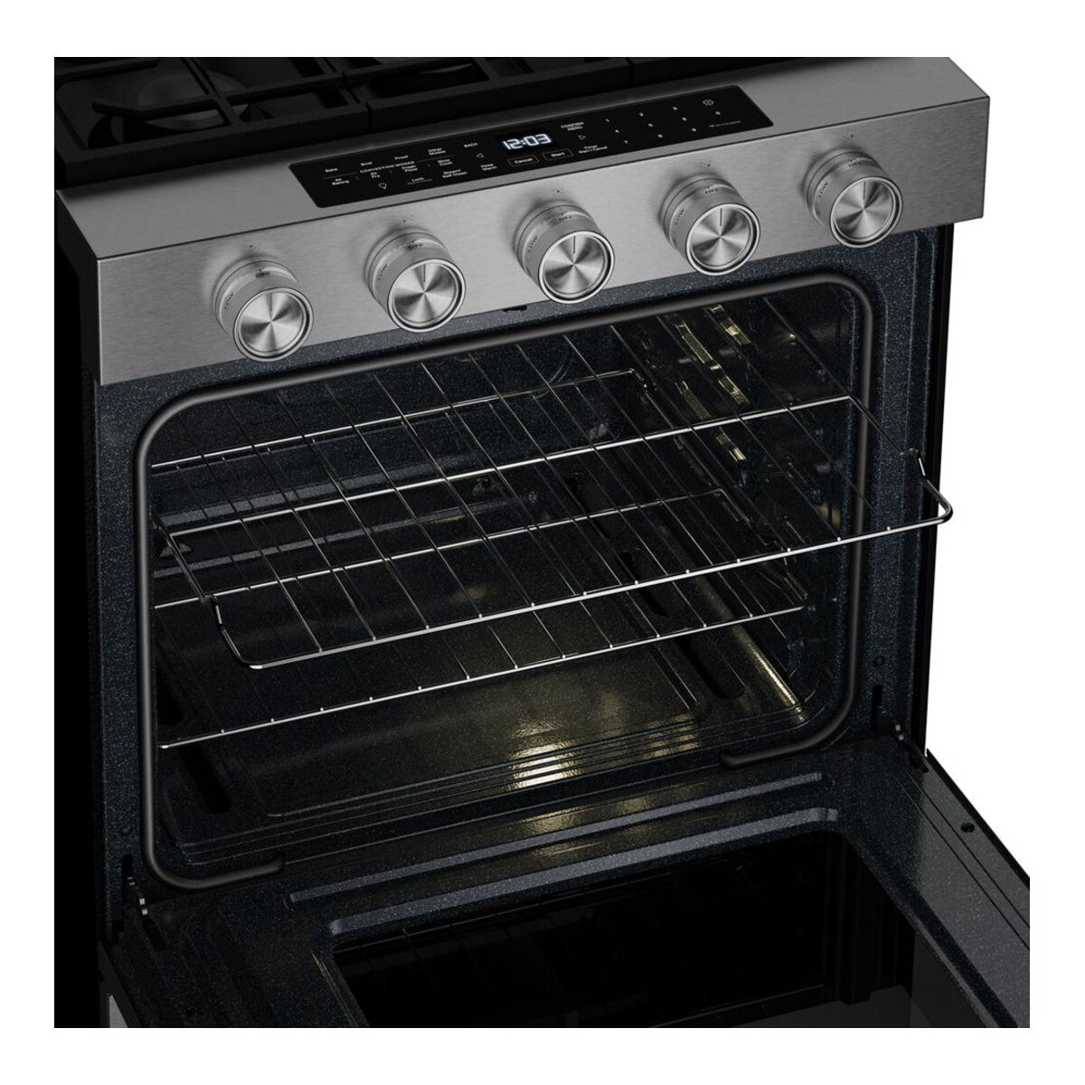5.0 Cu. Ft. Smart Slide-in Gas Range with Convection Cooking Modes