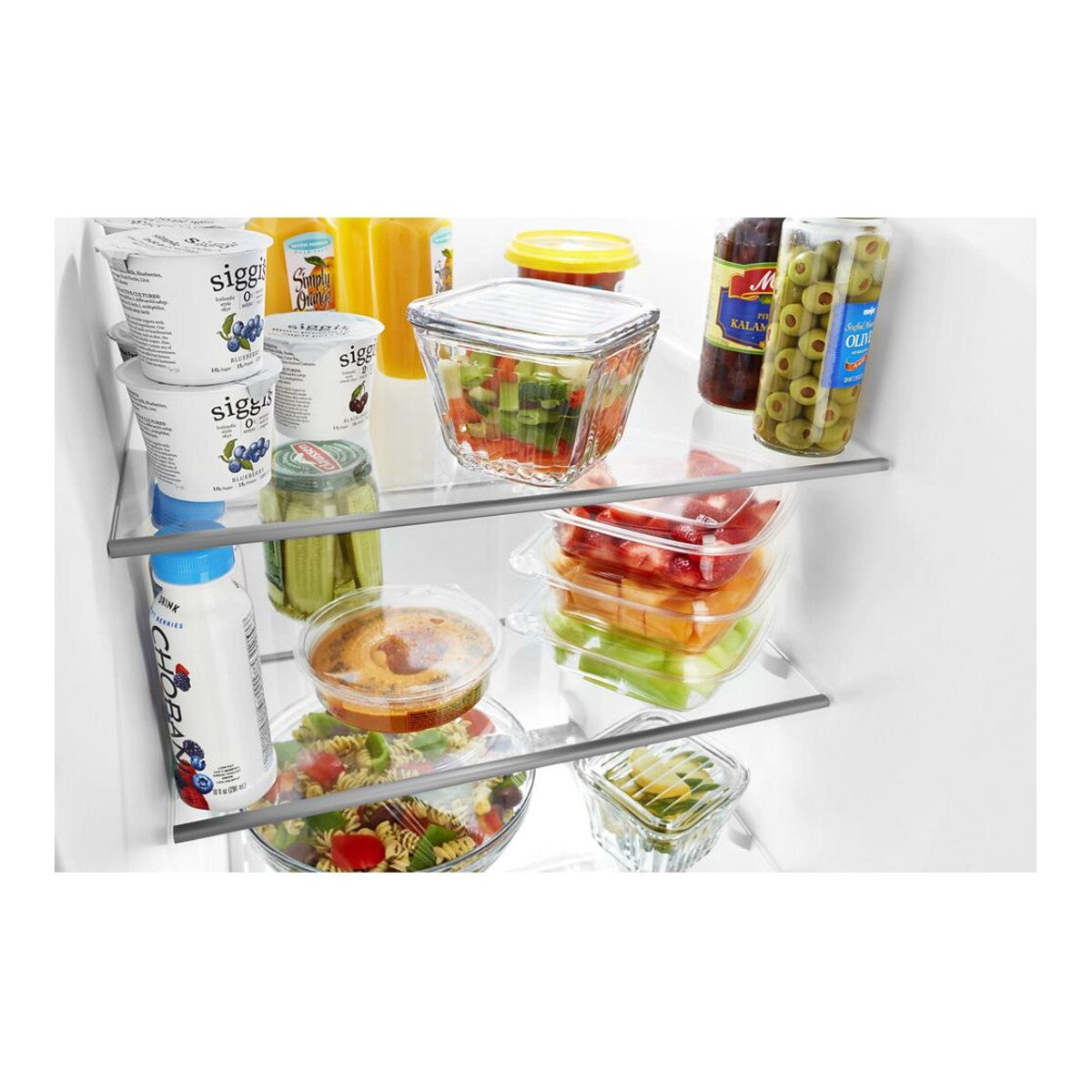 33-inch Wide Side-by-Side Refrigerator - 21 cu. ft.