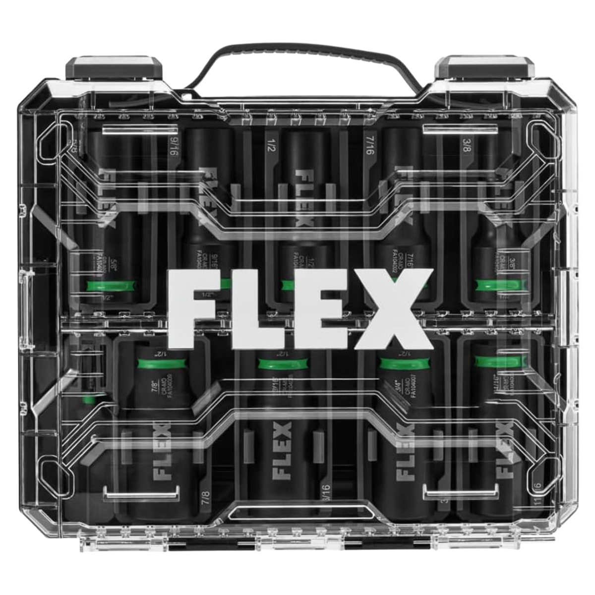 FLEX 1/2" High Torque Impact Wrench Kit + 10-Pc. Thin-Wall Socket Set