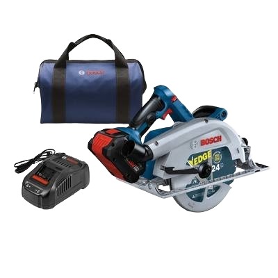 Cordless circular saw with battery, charger, and carrying bag for efficient tools and home improvement tasks