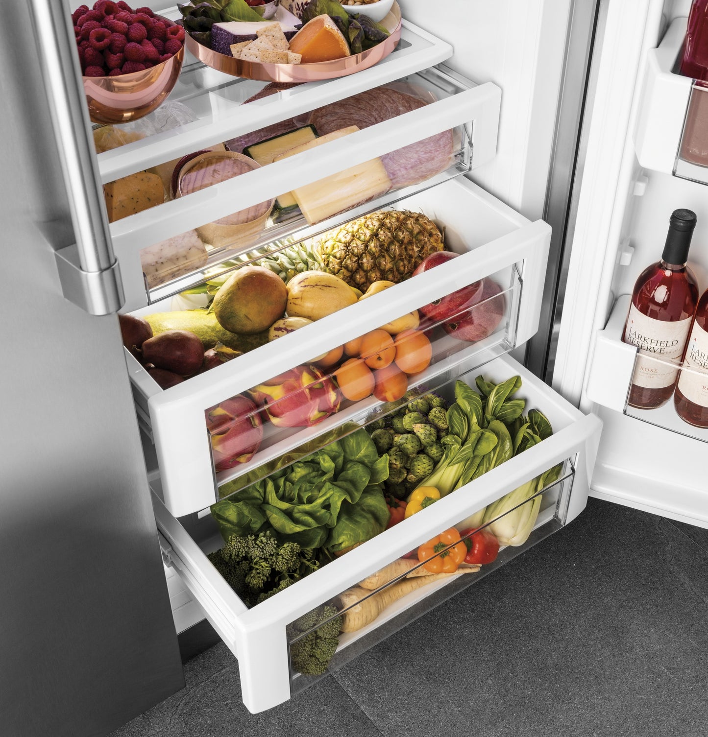 CAFÉ™ 42" Smart Built-In Side-by-Side Refrigerator with Dispenser