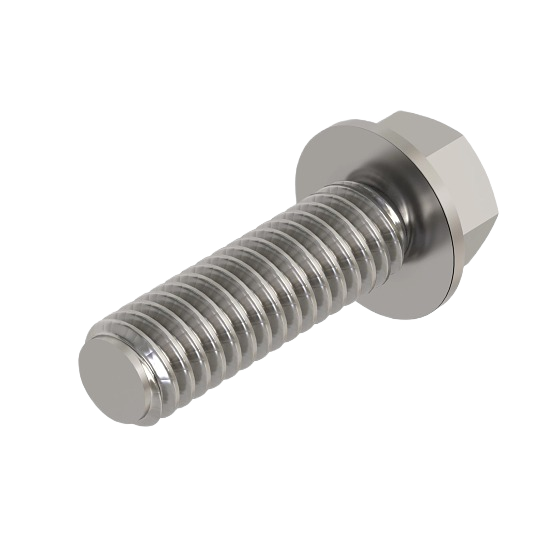 John Deere 19M7863 M6 X 25 Hexagonal Head Flanged Screw