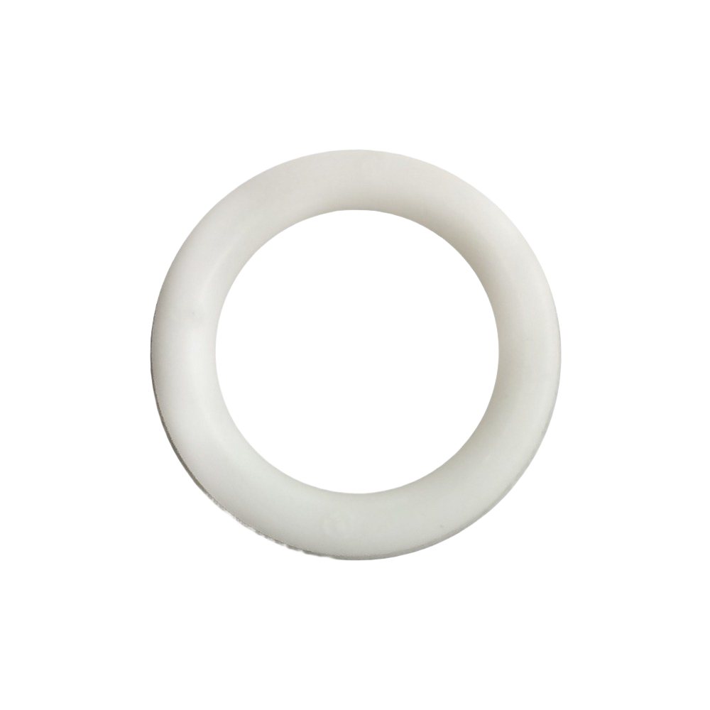 White non-metallic insulating threadless bushing for electrical installations in home improvement and under $50 collections
