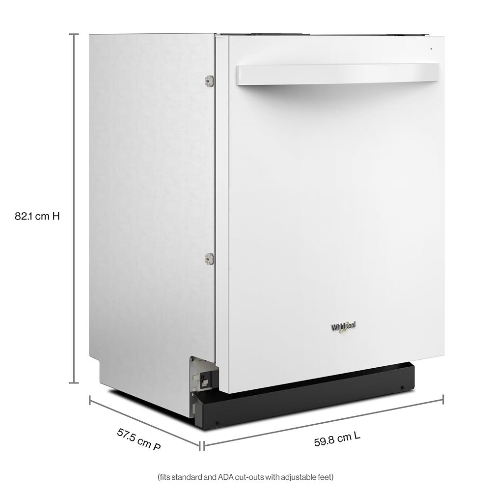 44 dBA ADA Compliant Dishwasher Flush with Cabinets with 3rd Rack