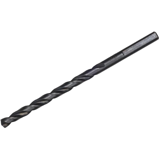Black oxide 13/64" drill bit with thick core design for durability in power tool and drill bit collections