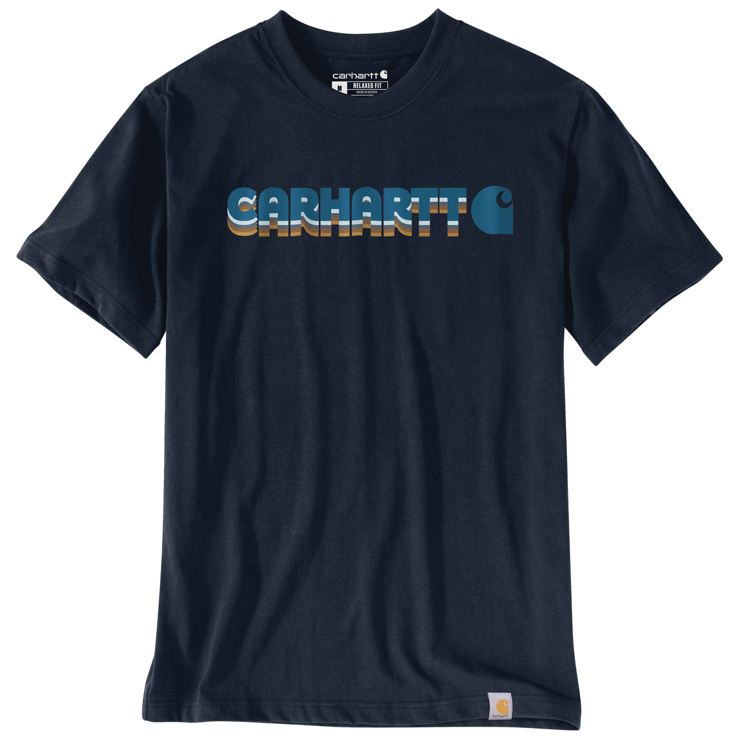 Carhartt Men's Irvine Relaxed Layered Logo T-Shirt