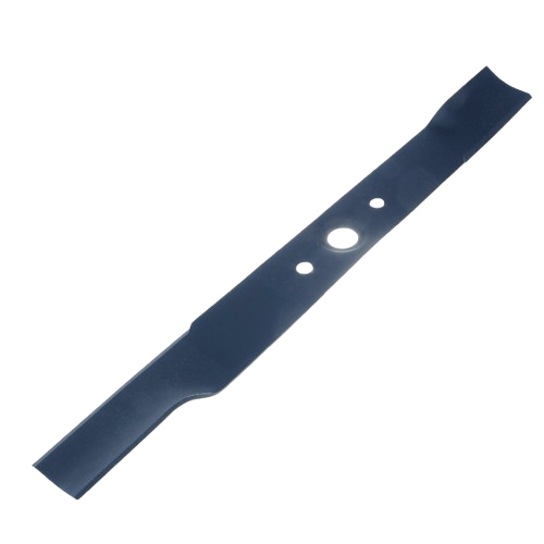 Dark steel rotary mower blade with mounting holes for lawn care and home improvement under $50 collections