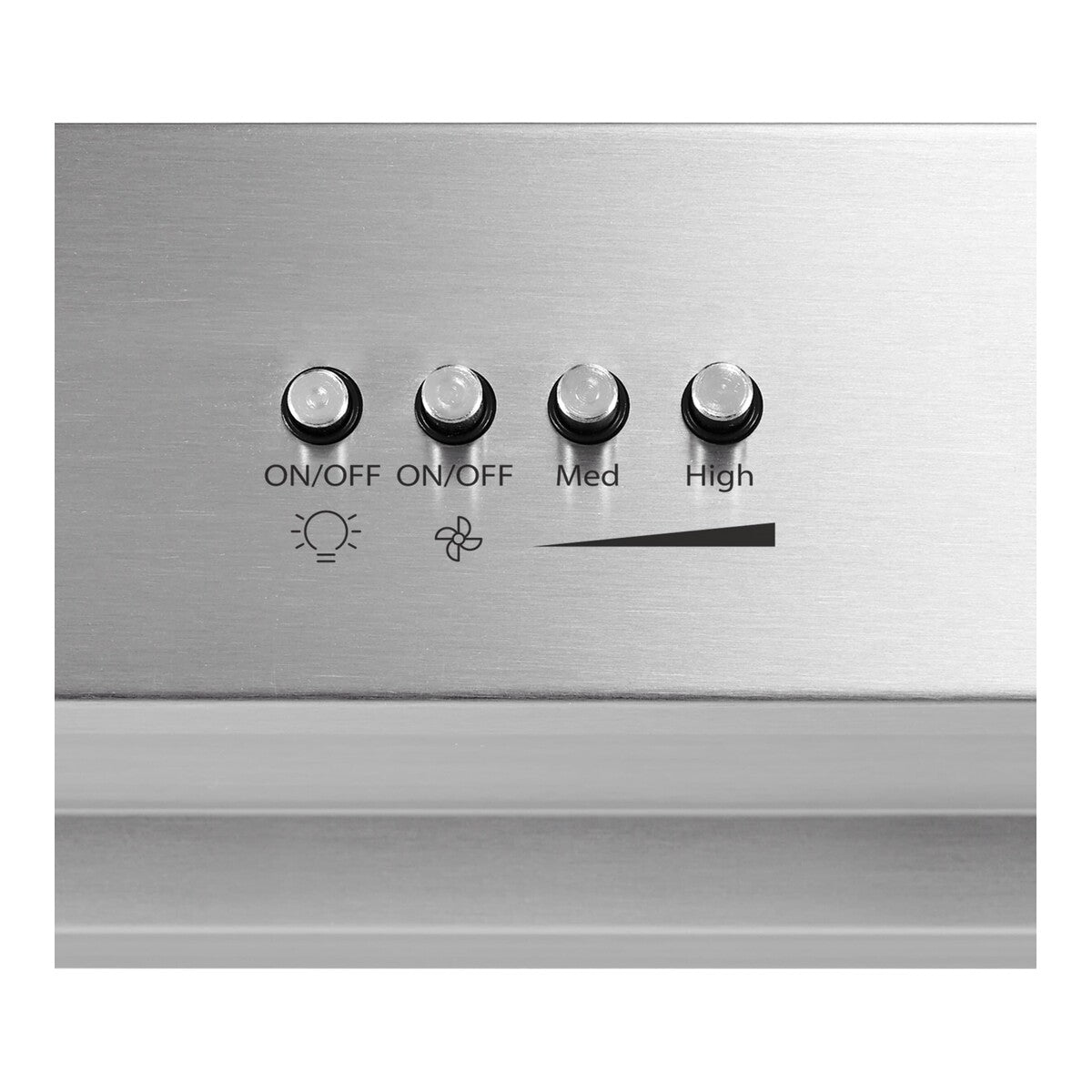 24" Range Hood with Full-Width Grease Filters