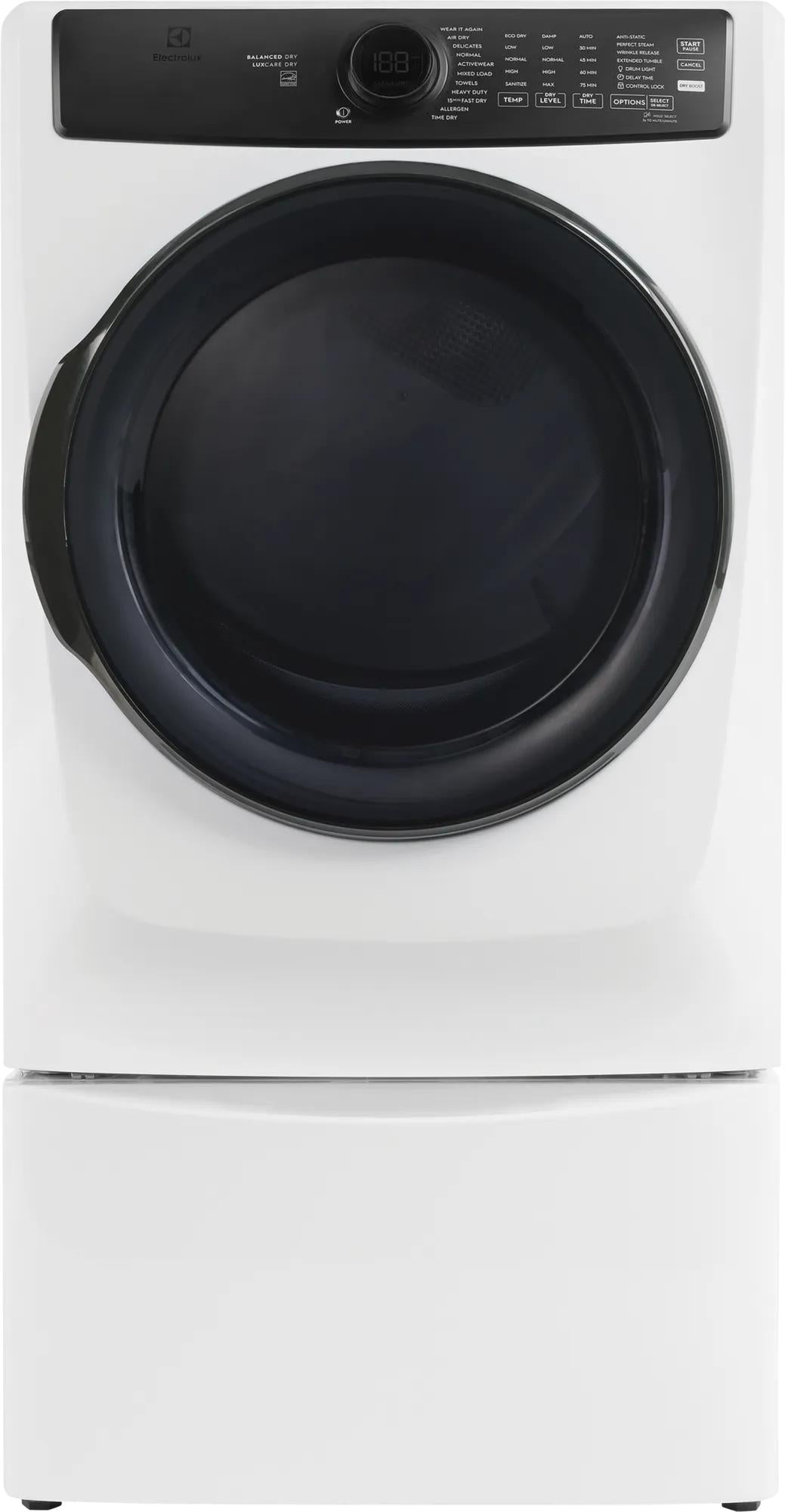 Front Load Perfect Steam™ Gas Dryer with LuxCare® Dry and Instant Refresh – 8.0 Cu. Ft.