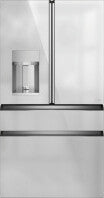 CAFÉ™ ENERGY STAR® 22.3 Cu. Ft. Smart Counter-Depth 4-Door French-Door Refrigerator in Platinum Glass