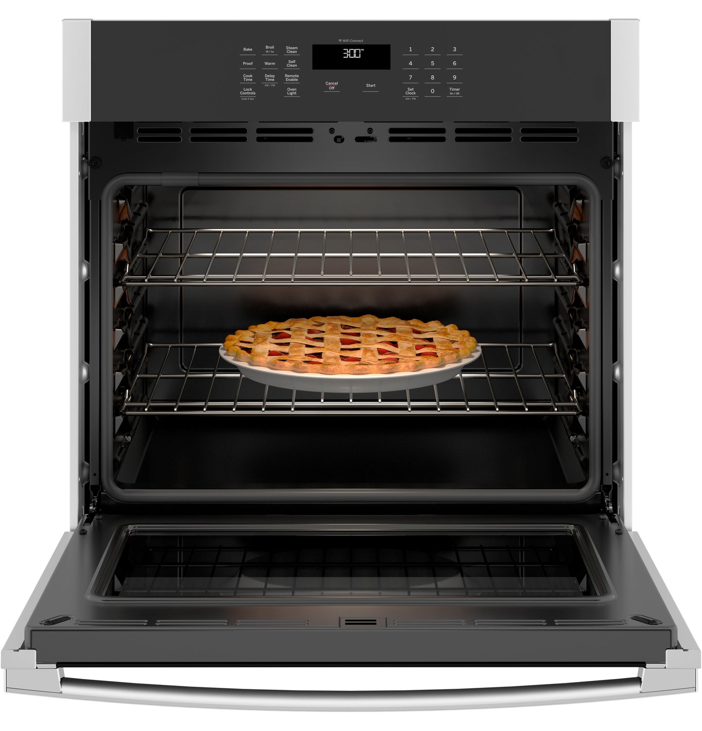GE® 30" Smart Built-In Self-Clean Single Wall Oven