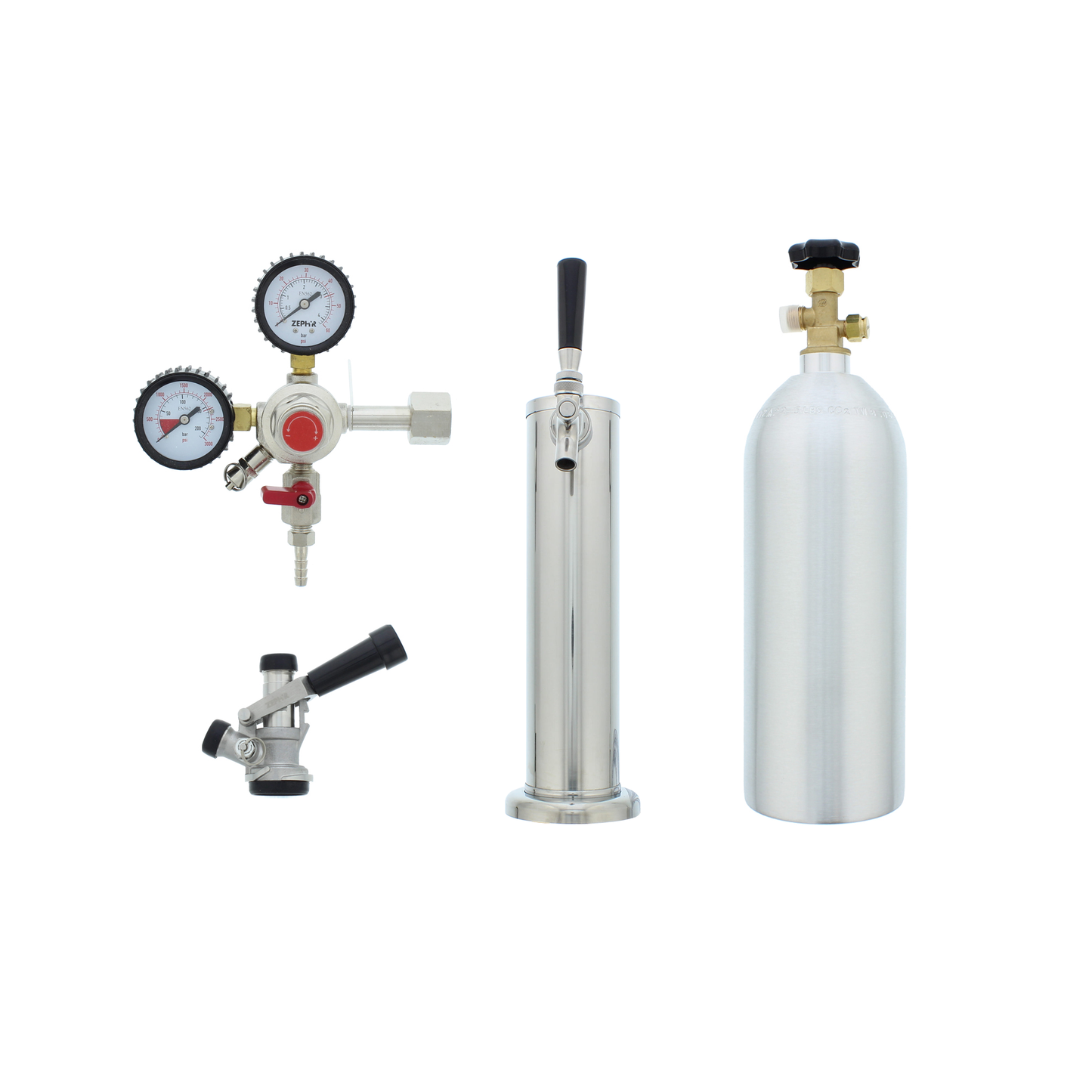 Kegerator Single Tap Kit CO2