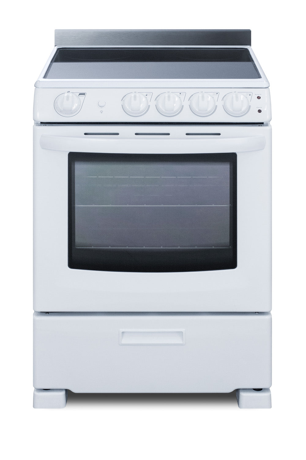 24" Wide Electric Smooth-Top Range