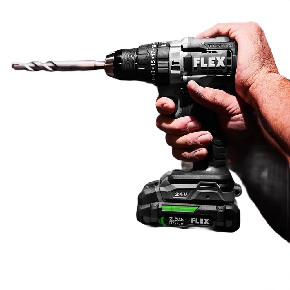FLEX 1/2" 2-Speed Hammer Drill Kit