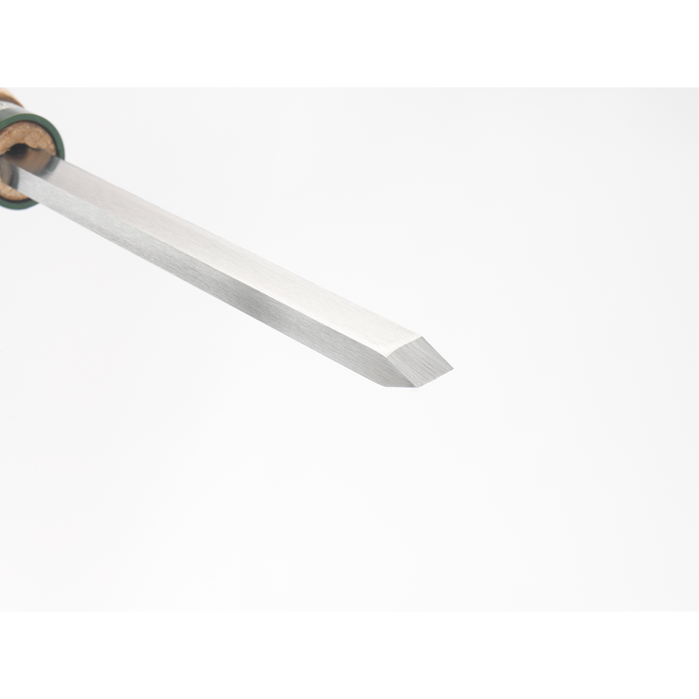 High-speed steel skew chisel with polished blade and beech wood handle in woodworking tools under $100 collection