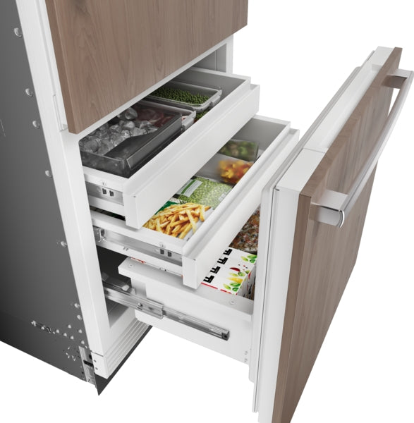 Benchmark™, Built-in Bottom Freezer Refrigerator, 30'', Softclose® Flat Hinge