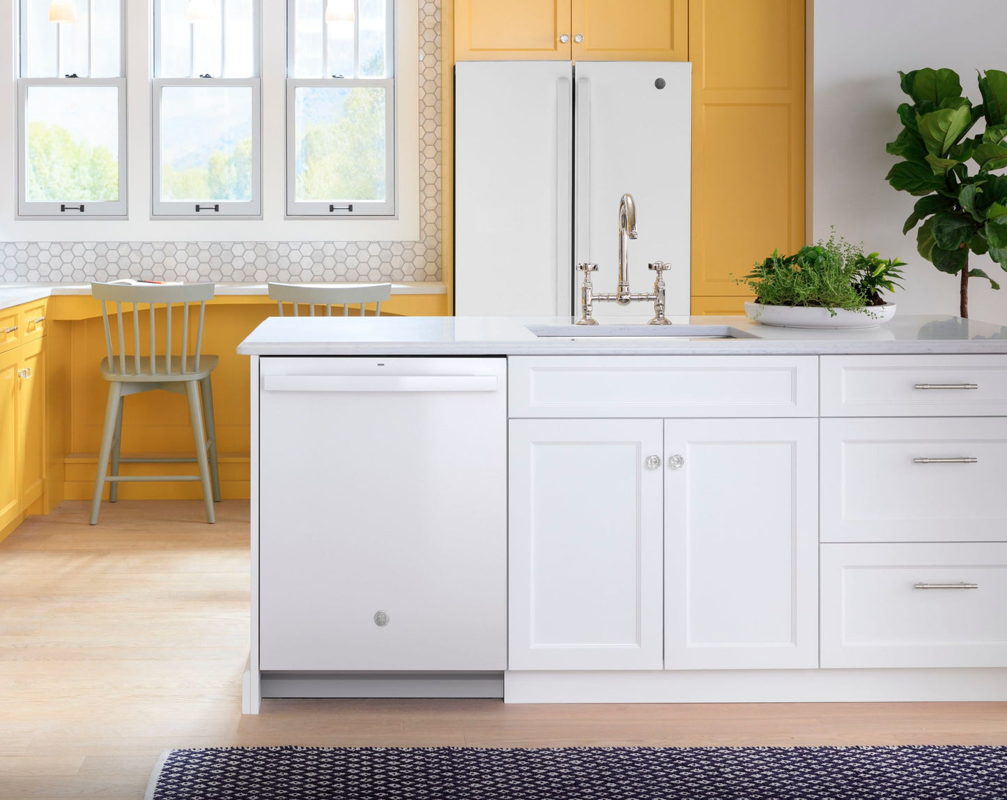 GE® ENERGY STAR® Top Control with Plastic Interior Dishwasher with Sanitize Cycle & Dry Boost
