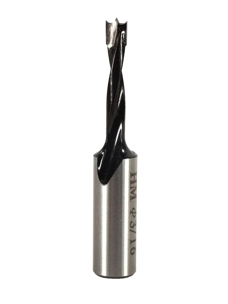 Whiteside DB187-57 Right Hand Brad Point Dowel Drill 3/16"CD, 57mmOAL