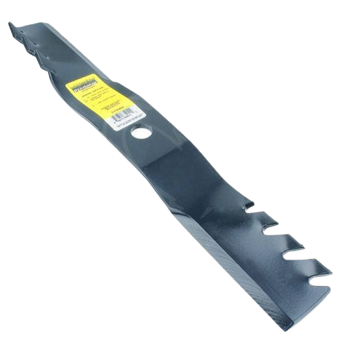 Black predator mower blade with serrated cutting edges for 54C decks, part of Parts & Lubricants collection under $50
