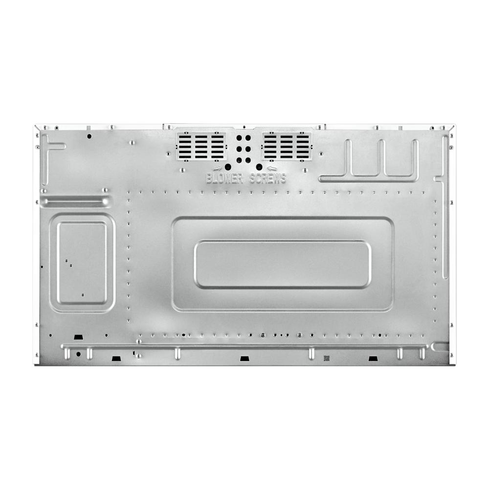 Back panel view of a 30-inch wide over the range microwave in kitchen appliances and microwaves collection