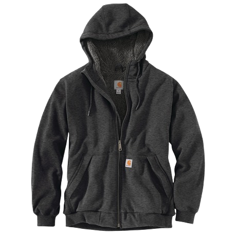 Carhartt Men's Rain Defender Relaxed Fit Midweight Sherpa-Lined Full-Zip Sweatshirt