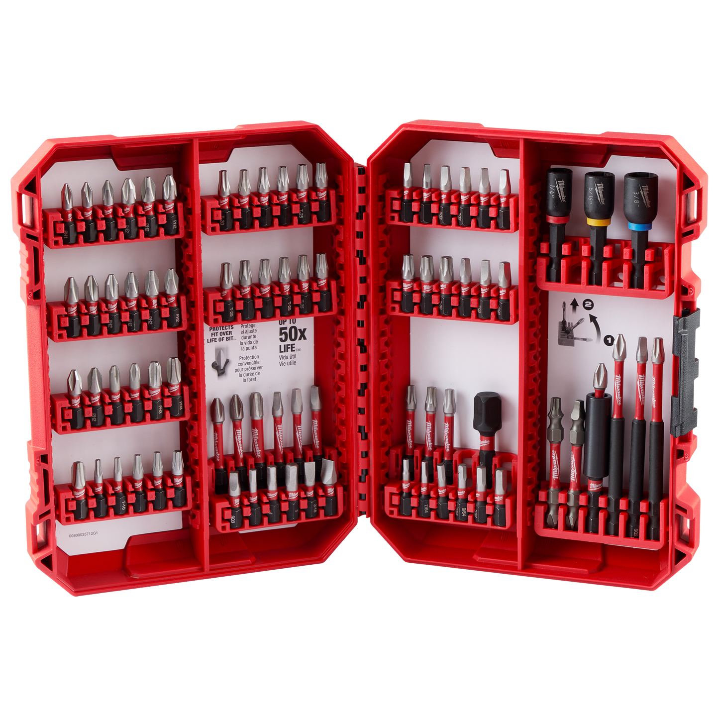 Milwaukee 80PC SHOCKWAVE™ Impact Duty Driver Bit Set