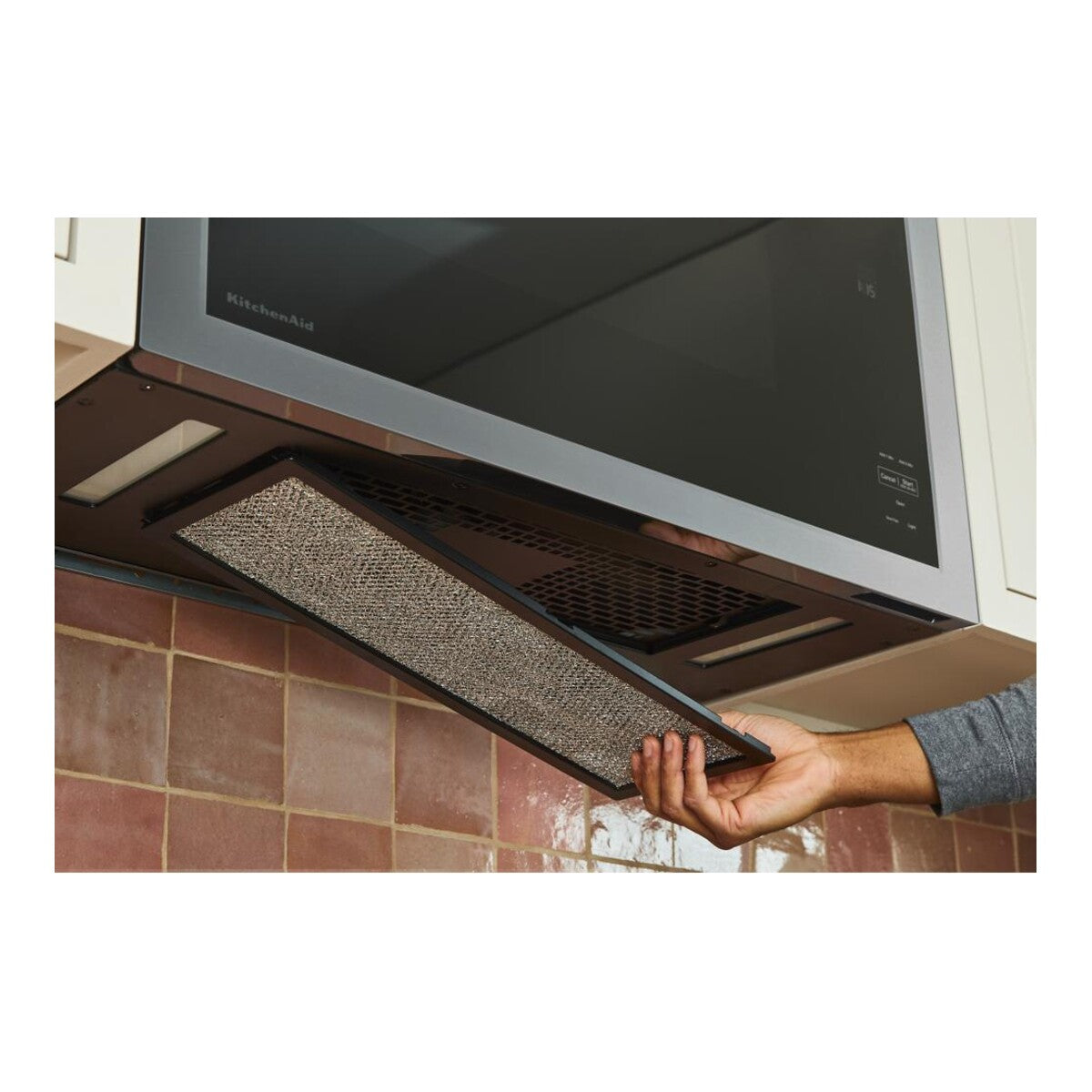 Over-The-Range Microwave with Flush Built-In Design
