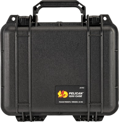 Durable black protective case with secure handle for equipment storage from Storage & Organization under $100 collection