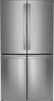 GE Profile™ ENERGY STAR® 28.4 Cu. Ft. Quad-Door Refrigerator with Dual-Dispense AutoFill Pitcher and Door in Door
