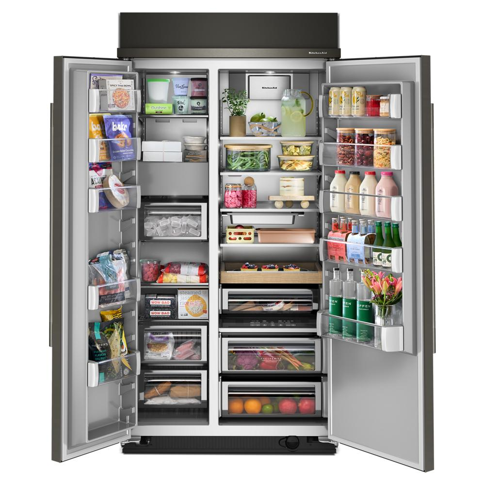 25.5 Cu. Ft. 42" Built-In Side-by-Side Refrigerator with Platinum Interior