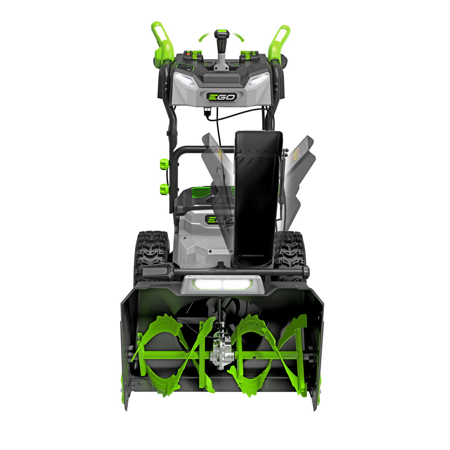 EGO POWER+ 24 in. Self-Propelled 2-Stage XP Snow Blower with Peak Power™ and 10.0 Ah Batteries (2) and Dual Port Charger