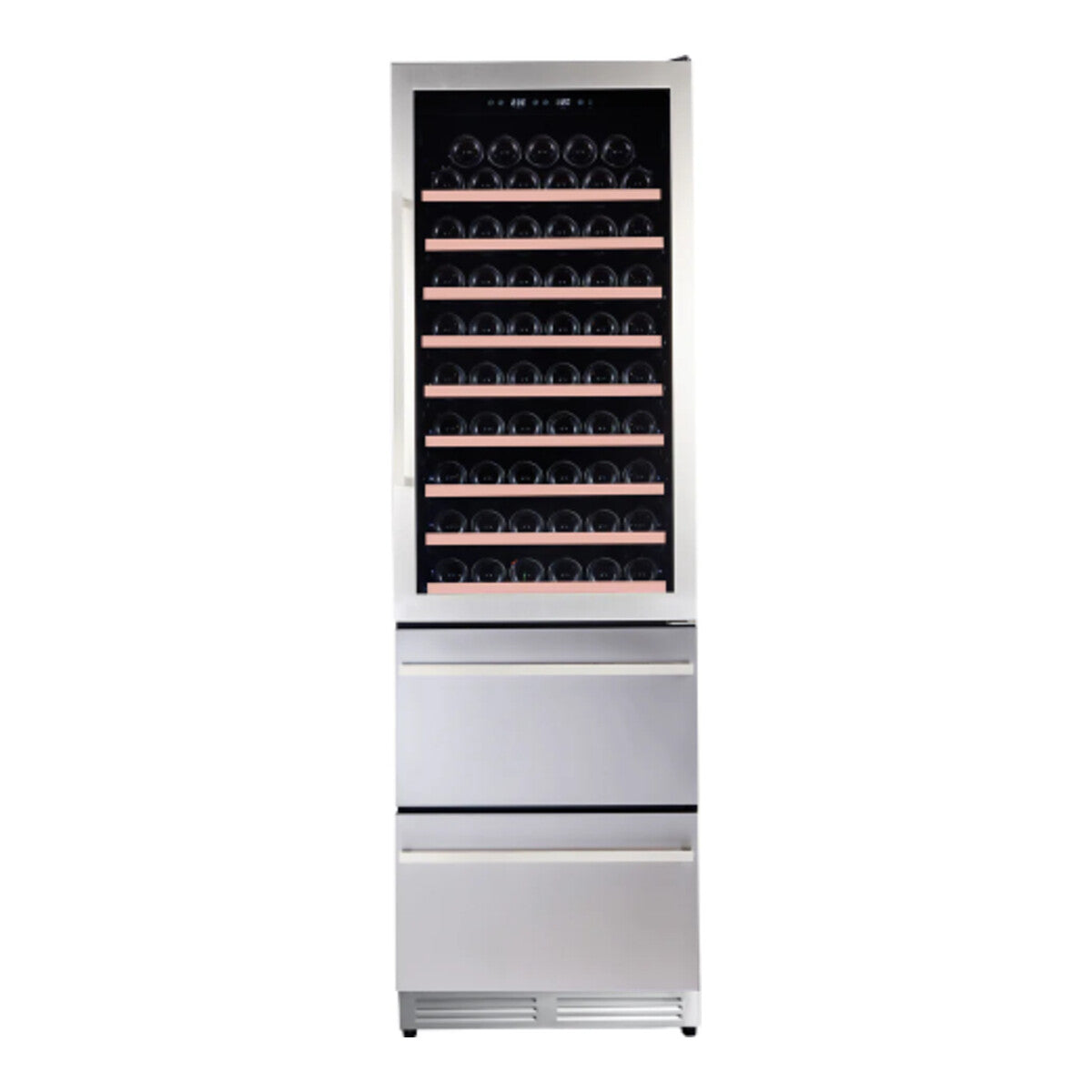 Avanti ELITE Series Wine Cooler, 2-Drawer Beverage Center, Stainless Steel