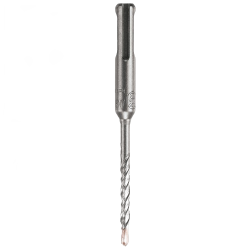 Carbide-tipped SDS-plus rotary hammer bit for durable drilling in power tool accessories and drill bits collections