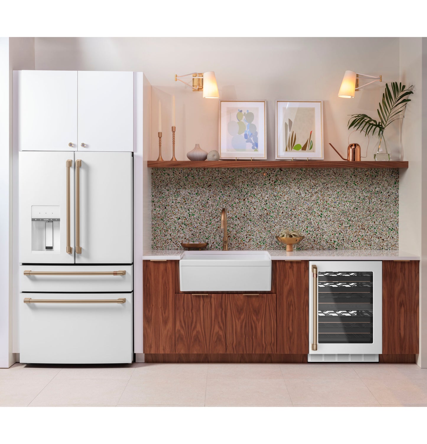 CAFÉ™ 46-Bottle Dual Zone Wine Cooler