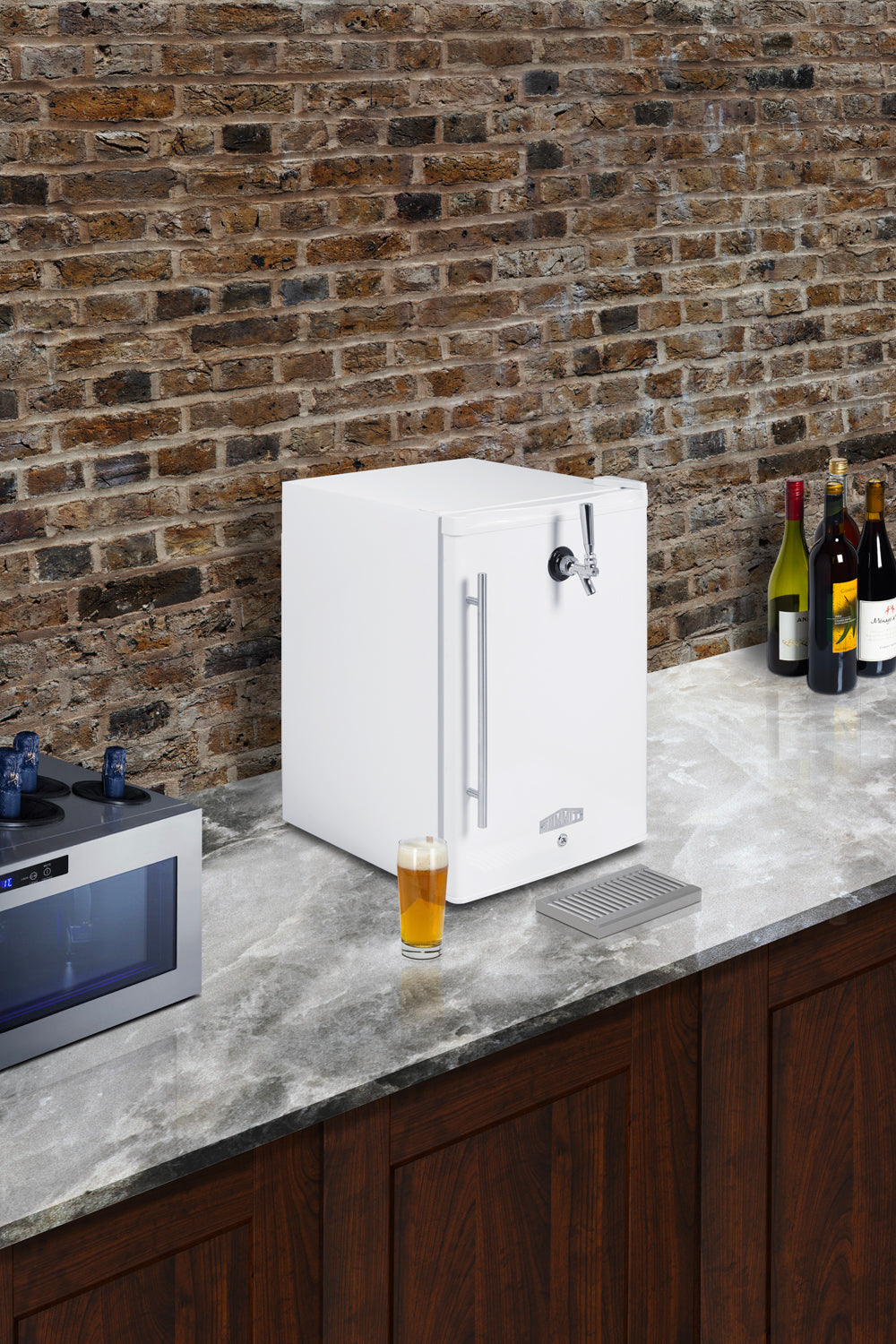 17" Wide Tabletop Front Tap Beer Kegerator