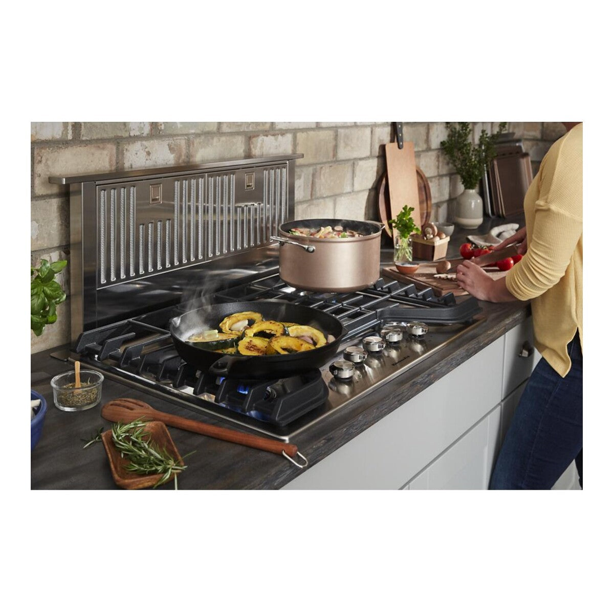 30" Retractable Downdraft Ventilation System