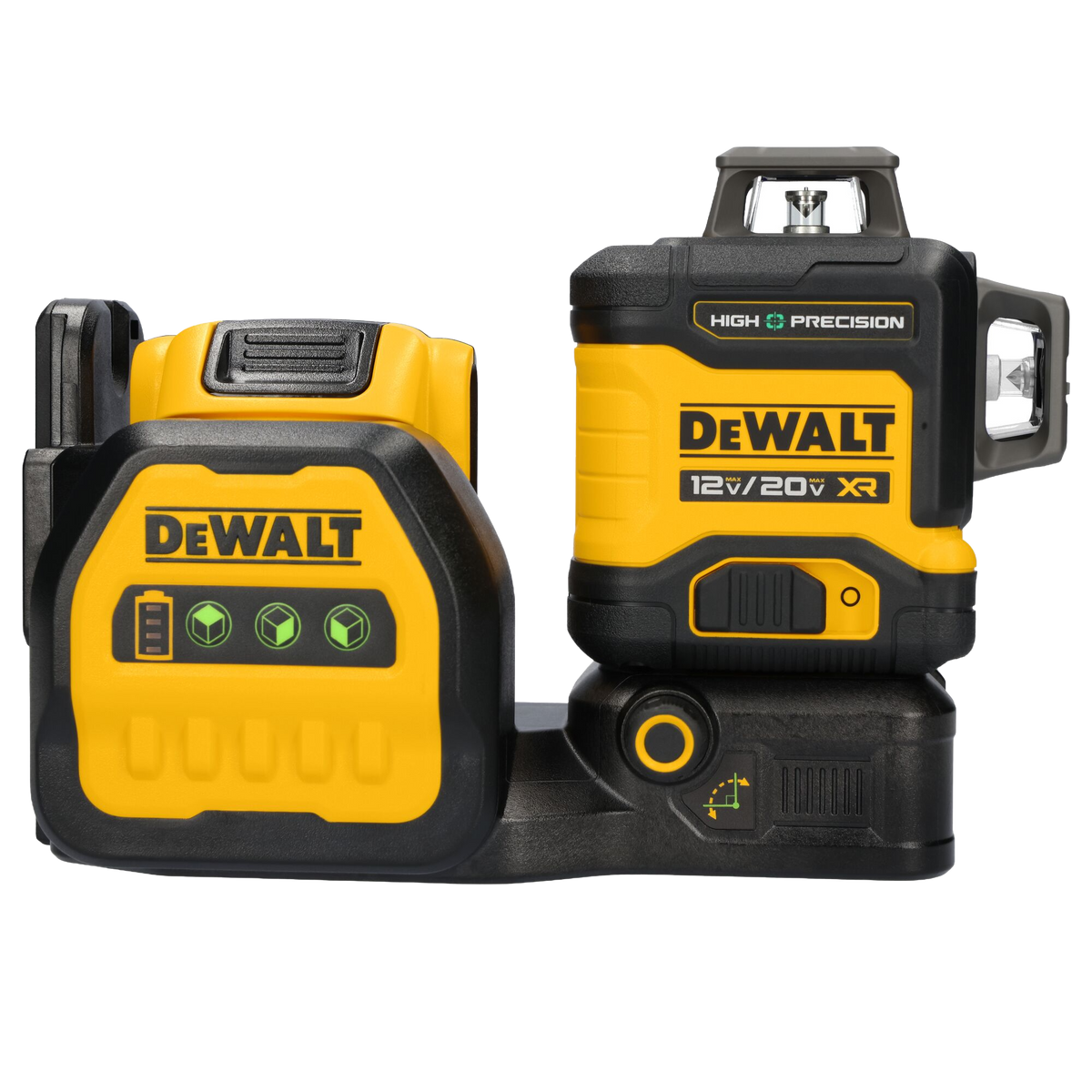 DEWALT 20V MAX* XR® 3 x 360° High Precision Green Laser