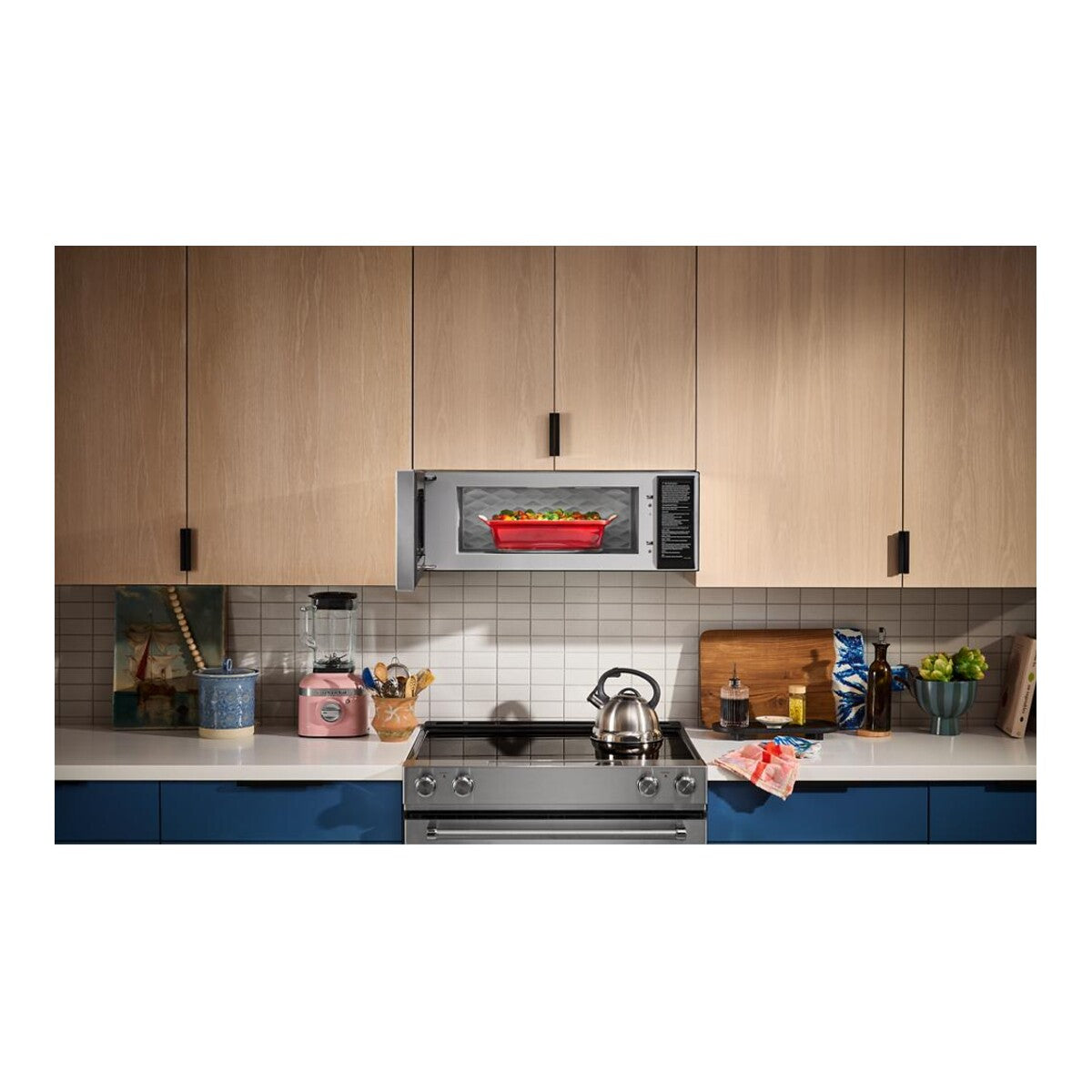 Smart Low Profile Microwave Hood Combination with Dual Fan Ventilation