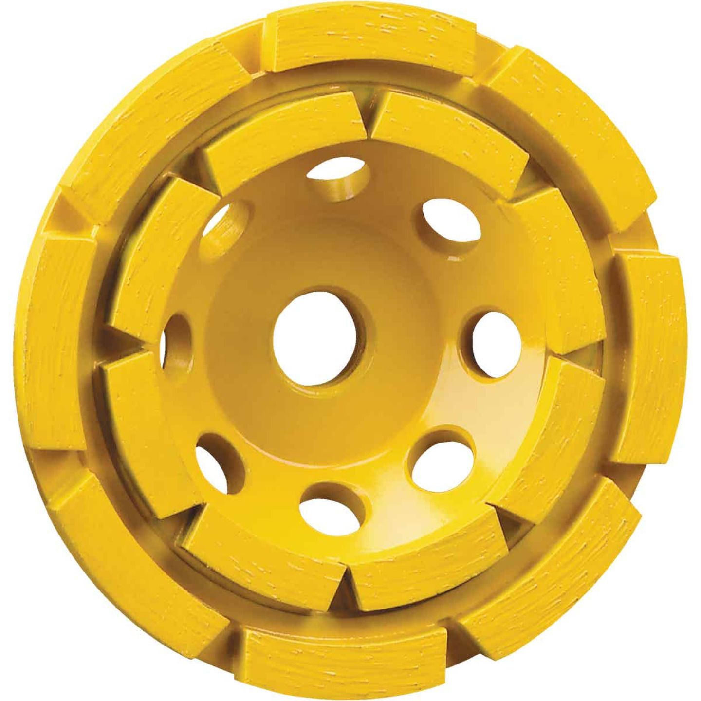 Yellow double row surface grinding wheel for power tools in home improvement and tool accessories collections