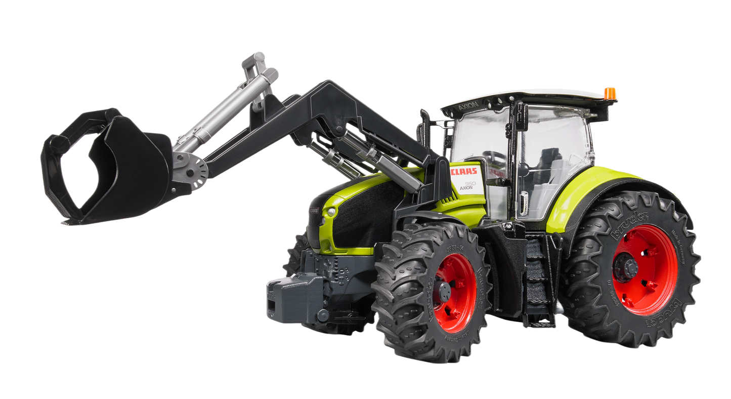 Detailed scale model of Bruder Claas Xerion 5000 Tractor with front loader in Vehicles & Remote Controlled Toys collection under $100
