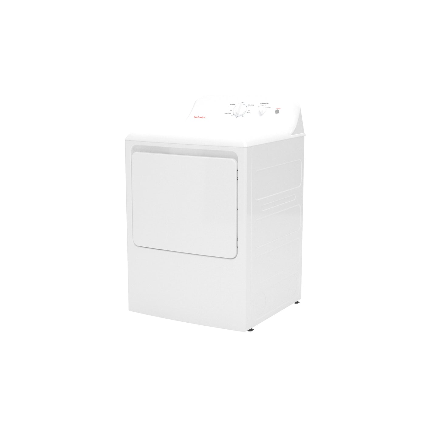 Hotpoint® 6.2 cu. ft. Capacity Gas Dryer with Up To 120 ft. Venting and Shallow Depth