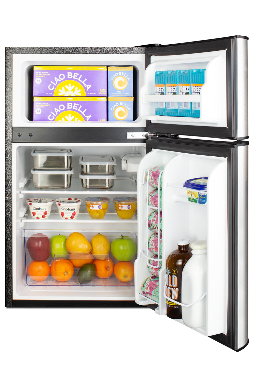 19" Wide 2-Door Refrigerator-Freezer